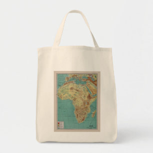 Vintage Africa Tote Bag