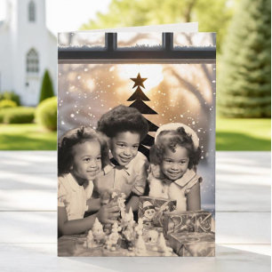 Vintage African American Christmas Card