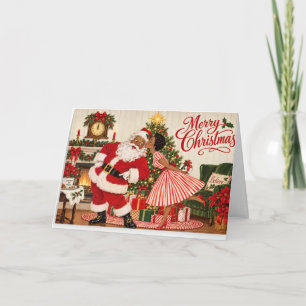 Vintage African American Christmas Card