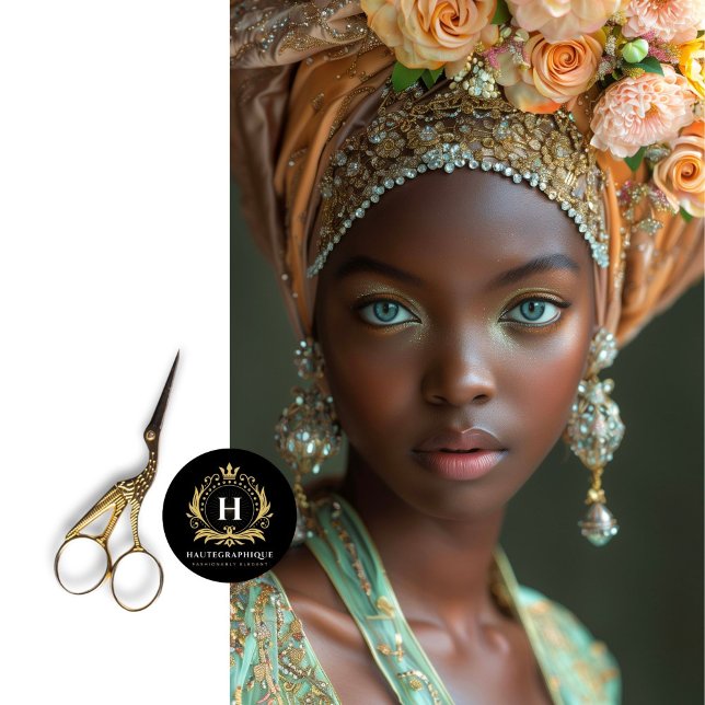 Vintage African American Woman Decoupage  Tissue Paper (Creator Uploaded)