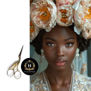 Vintage African American Woman Decoupage  Tissue Paper