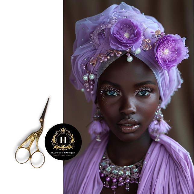 Vintage African American Woman Decoupage  Tissue Paper (Creator Uploaded)