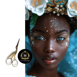 Vintage African American Woman Decoupage  Tissue Paper