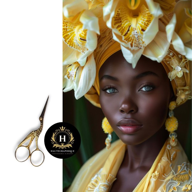 Vintage African American Woman Decoupage  Tissue Paper (Creator Uploaded)