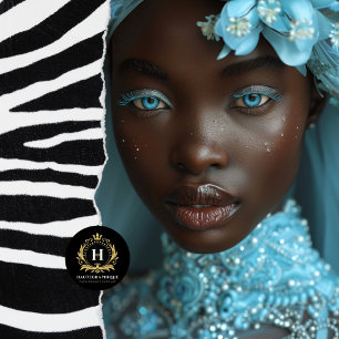 Vintage African American Woman Decoupage  Tissue Paper