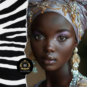 Vintage African American Woman Decoupage  Tissue Paper