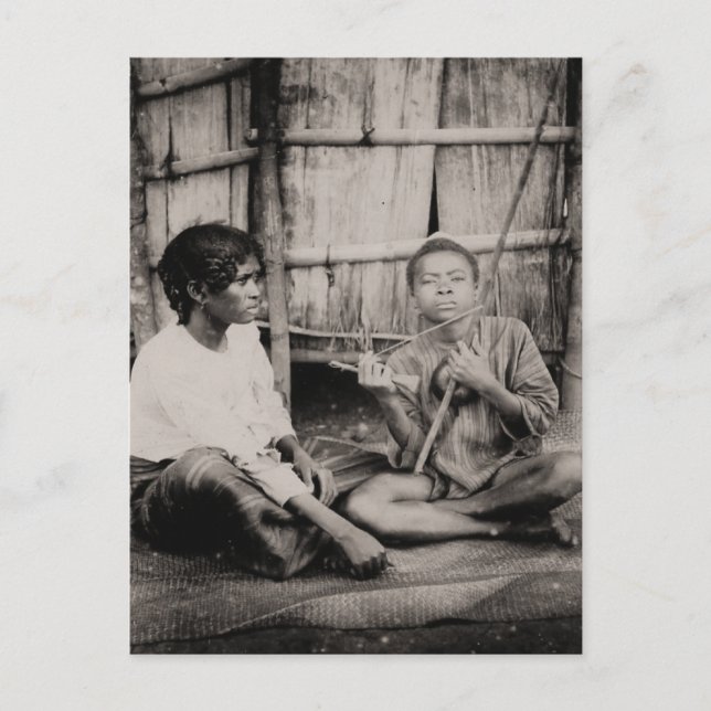 Vintage, African boys, sub-Saharan Africa 1900 Postcard (Front)