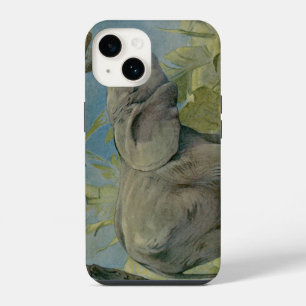 Vintage African Elephant in the Jungle, EJ Detmold iPhone 14 Case