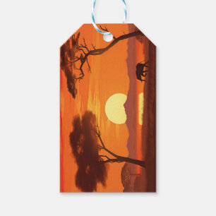 Vintage African Safari  Gift Tags