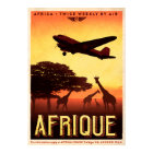 Vintage AFRIQUE Travel Poster