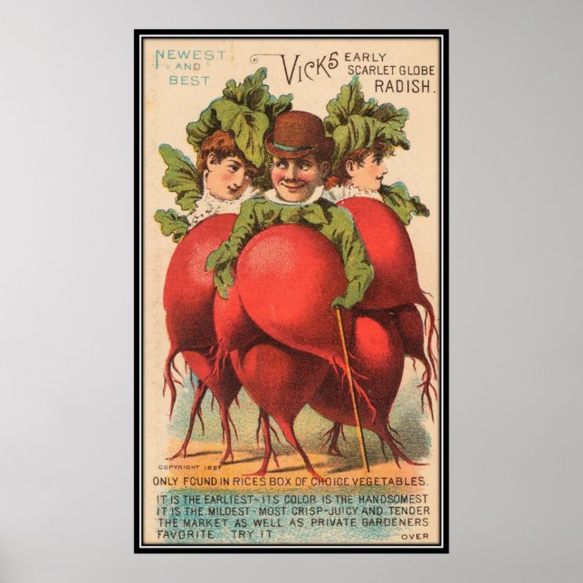 Vintage : agriculture advertising - poster (Front)