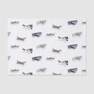 Vintage Aircraft in Flight Tissue Paper