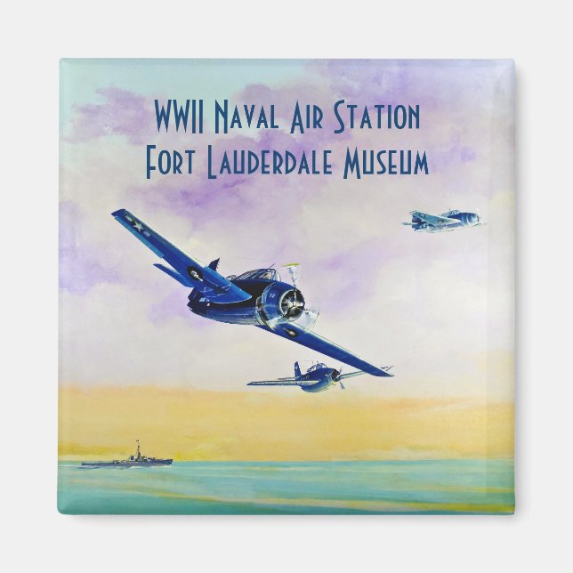 Vintage Aircraft - Save the Date Magnet (Front)