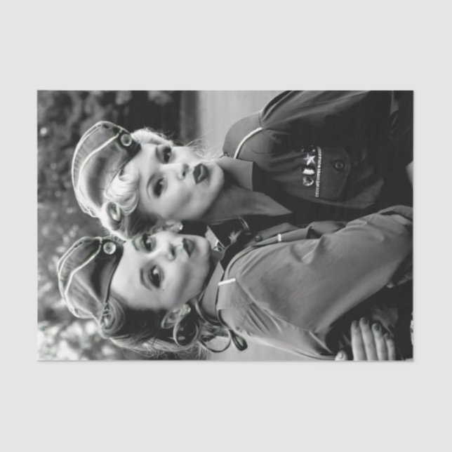 Vintage Airforce Ladies Tissue Paper (Front)