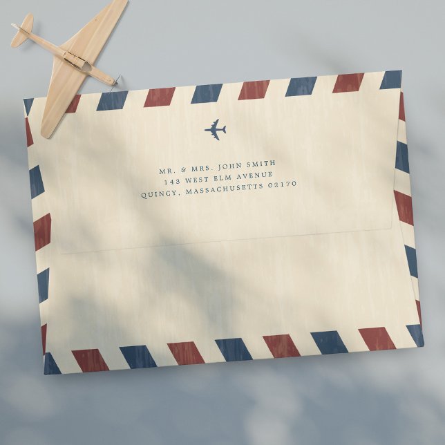 Vintage Airmail A6 Envelope (Creator Uploaded)