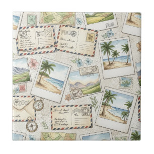 Vintage Airmail Adventure (1) Tile