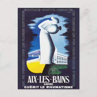 Vintage Aix-Les-Bains Postcard