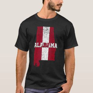 Vintage ALABAMA Alabama Map Women Men Girls Boys T-Shirt