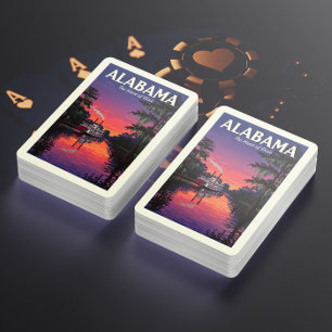 Vintage Alabama Playing Cards