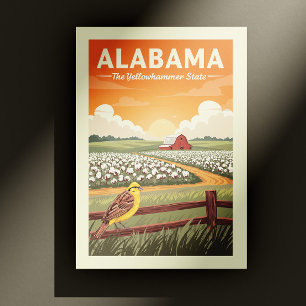 Vintage Alabama Postcard