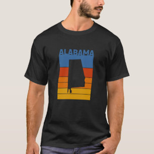 Vintage Alabama State of Alabama Vintage Colors T-Shirt