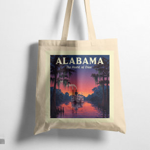 Vintage Alabama Tote Bag