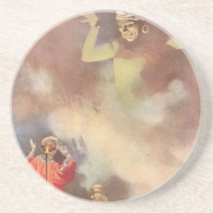 Vintage Aladdin and the Genie of the Lamp, Godwin Coaster