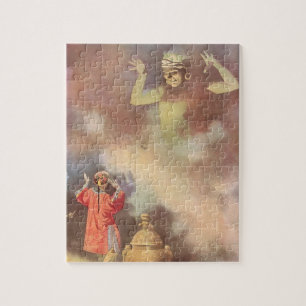 Vintage Aladdin and the Genie of the Lamp, Godwin Jigsaw Puzzle