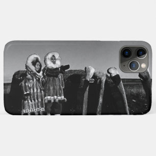Vintage Alaska Fur clad eskimo arctic sod igloo Case-Mate iPhone Case