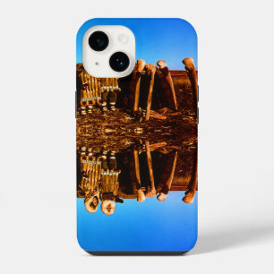 Vintage Alaska Fur clad eskimo arctic sod igloo iPhone 14 Case