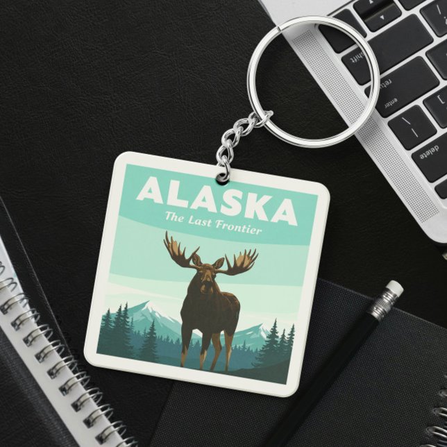 Vintage Alaska Key Ring (Creator Uploaded)