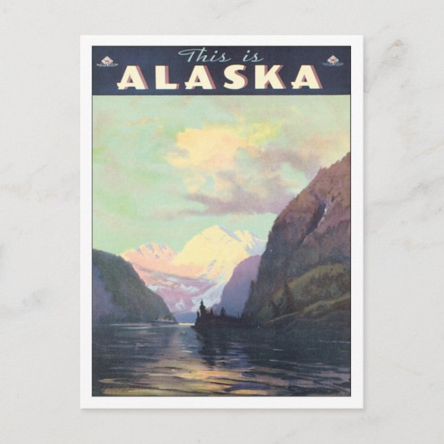 Vintage Alaska Postcard (Front)