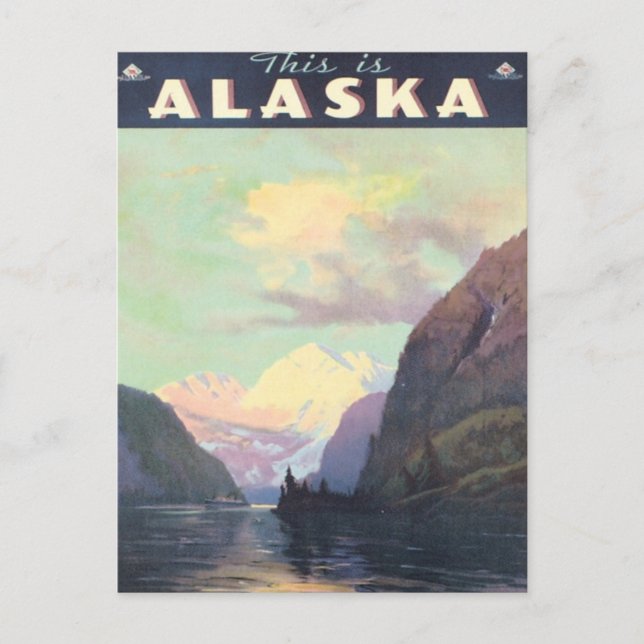 Vintage Alaska Postcard (Front)