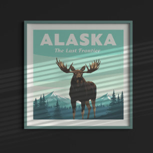 Vintage Alaska Poster