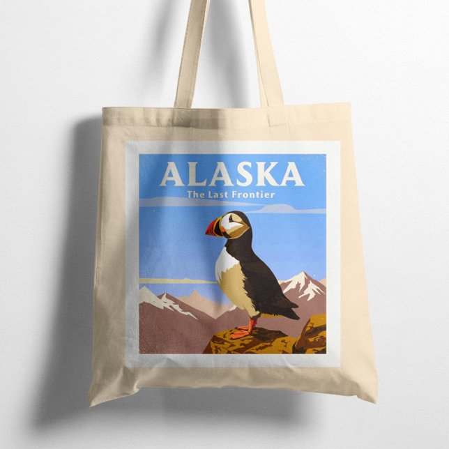 Vintage Alaska Tote Bag (Creator Uploaded)
