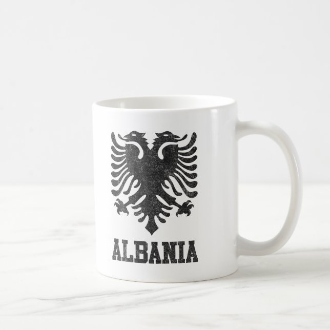 Vintage Albania Coffee Mug (Right)