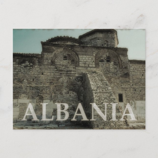 Vintage Albania Postcard (Front)