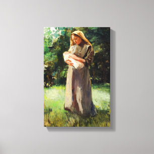 Vintage Albert Neuhuys Baarlo Girl Canvas Print