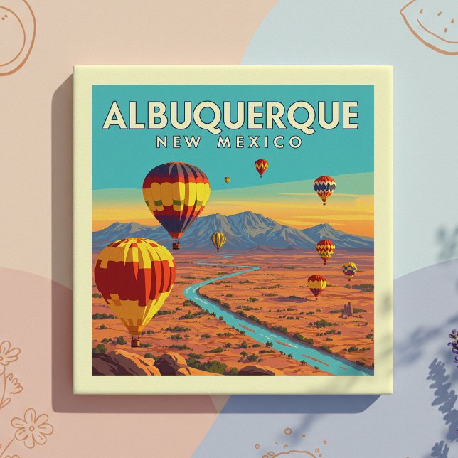 Vintage Albuquerque New Mexico Tile (Creator Uploaded)