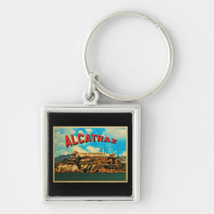 Vintage Alcatraz Island Key Ring
