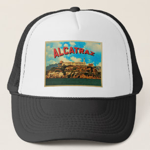 Vintage Alcatraz Island Trucker Hat
