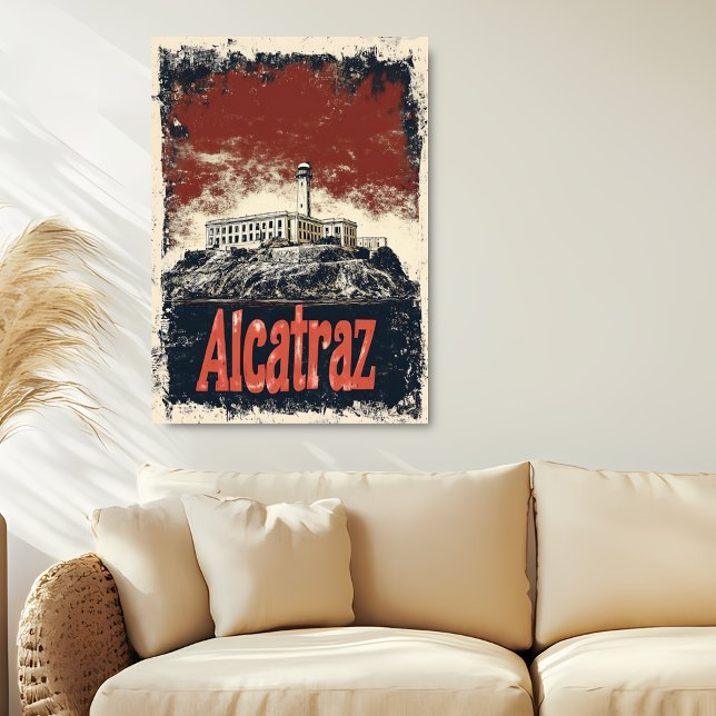 Vintage Alcatraz Travel Poster (Creator Uploaded)