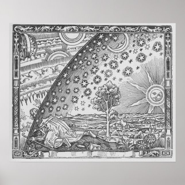 Vintage Alchemical Illustration Poster (Front)