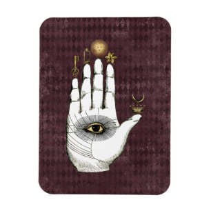 Vintage Alchemy Hand of Mysteries Magnet