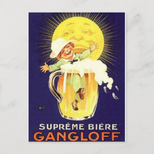 Vintage Alcohol Ads Prints Postcard