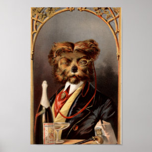 Vintage Alcohol Advertisement Poster