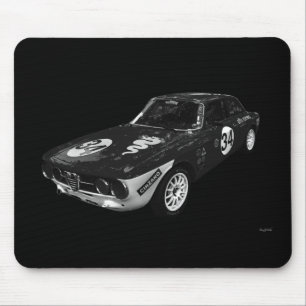 Vintage Alfa Romeo Race Car Mouse Pad