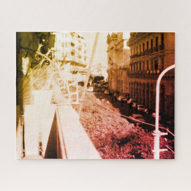 Vintage Algeria Algiers Building overview Jigsaw Puzzle (Horizontal)