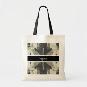 Vintage Algeria Algiers Building overview Tote Bag