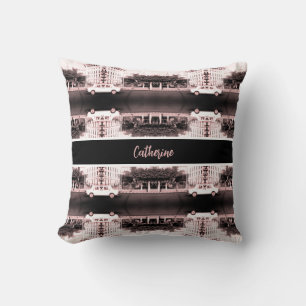 Vintage Algeria Algiers cars building Cushion